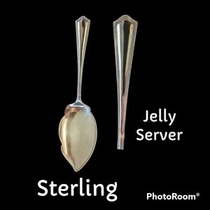 Jelly Server, Sterling, Watson Company, Mayflower Pattern, Hallmarked, 6"